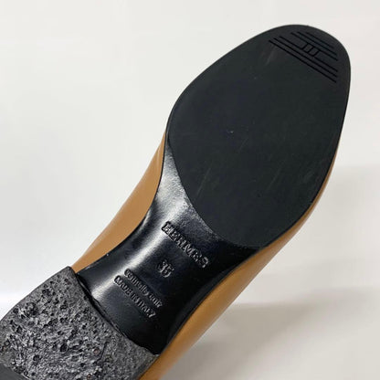 Hermes Paris H Leather Loafers Brown — view 8