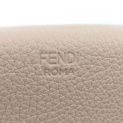 Fendi 8m0426 Selleria Pekaboo Leather Compact Wallet Trifold Wallet Pink