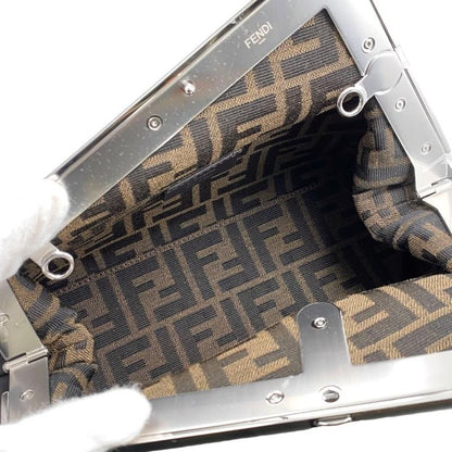 Fendi Shoulder Bag First Small Bag 8bp129 Agwr F1i00 Python Gray Silver