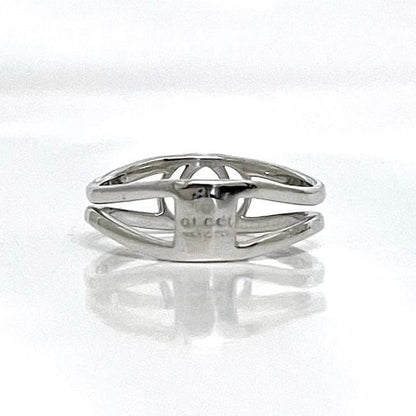 Gucci Ring Silver Interlocking