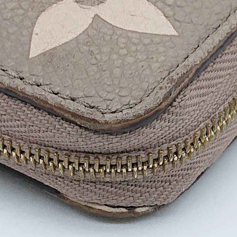 Louis Vuitton Zippy Coin Purse Bicolor Monogram Empreinte Beige