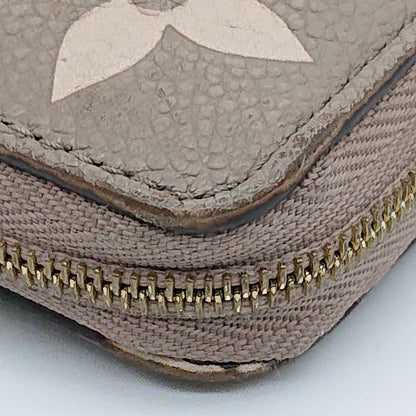 Louis Vuitton Zippy Coin Purse Bicolor Monogram Empreinte Beige
