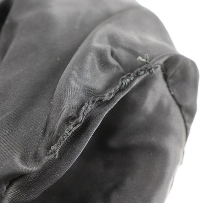 Prada Drawstring Black Velour B8004 Velour NERO Black Women's Pouch