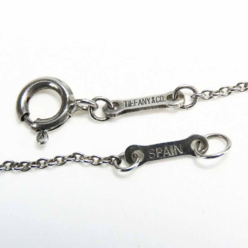 Tiffany & Co Necklace Open Heart 925 Silver Approx 2.3g Silver Accessories