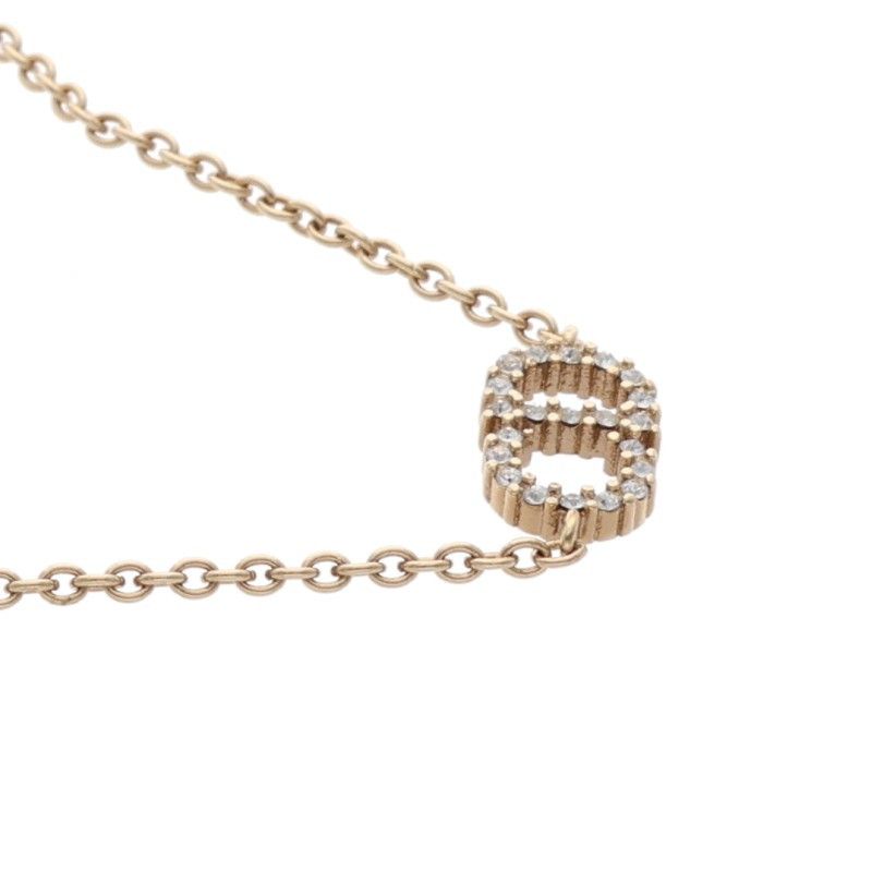 Christian Dior Clair D LUNE CD Rhinestone Embellished Bracelet Women