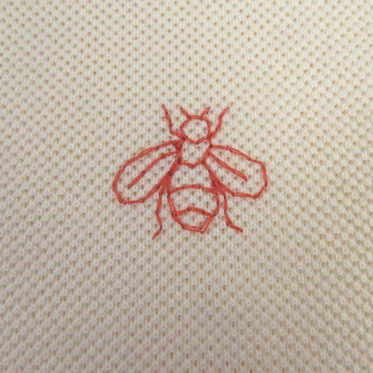 Gucci 625320 100% Cotton GG Logo Bee Star Embroidery Short Sleeve Polo Shirt