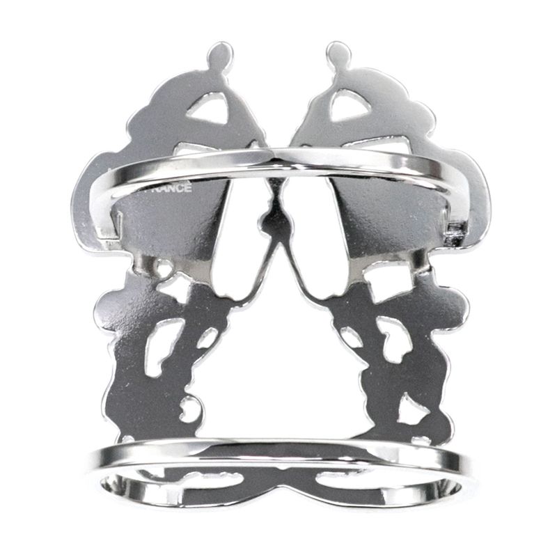 Hermes Scarf Ring 70 Brid De Gala Silver Color Small Accessories