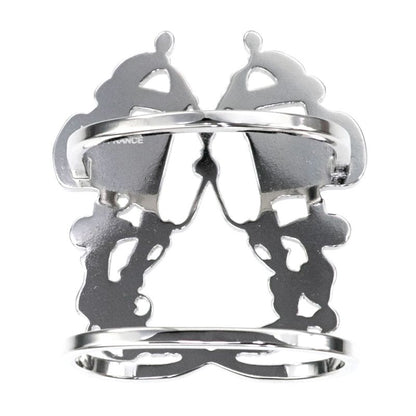 Hermes Scarf Ring 70 Brid De Gala Silver Color Small Accessories
