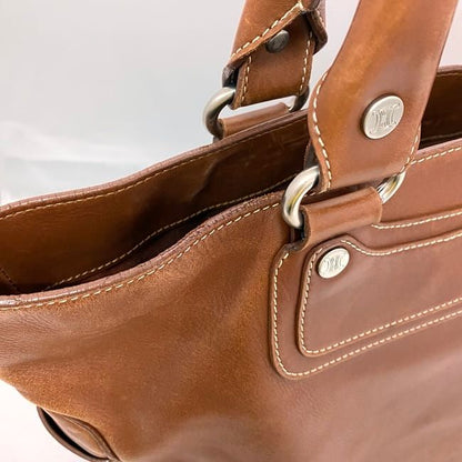 Celine Tote Boogie Bag Brown Large Leather Preowned