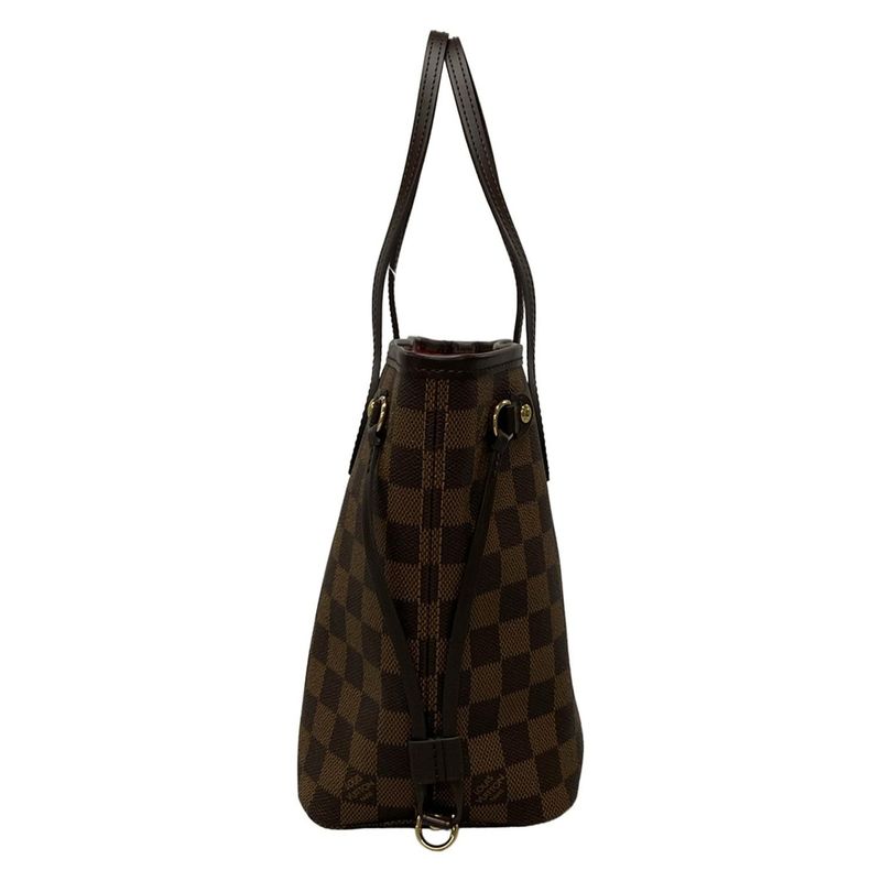 Louis Vuitton Damier Neverfull PM N41359 Ebène Tote Bag