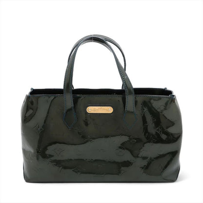 Louis Vuitton Monogram Vernis Wilshire PM Leather Handbag Tote M93684 Women's