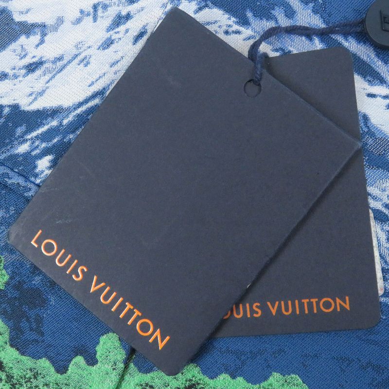 Louis Vuitton 22SS LV Landscape Lined Silk Blend Amen Break Peaked Lapel