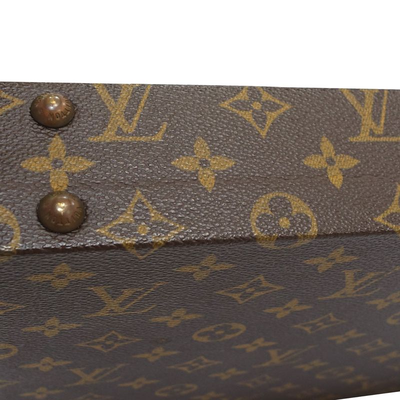 Louis Vuitton Trunk Case Custom Item Handbag S39805 Monogram Gold