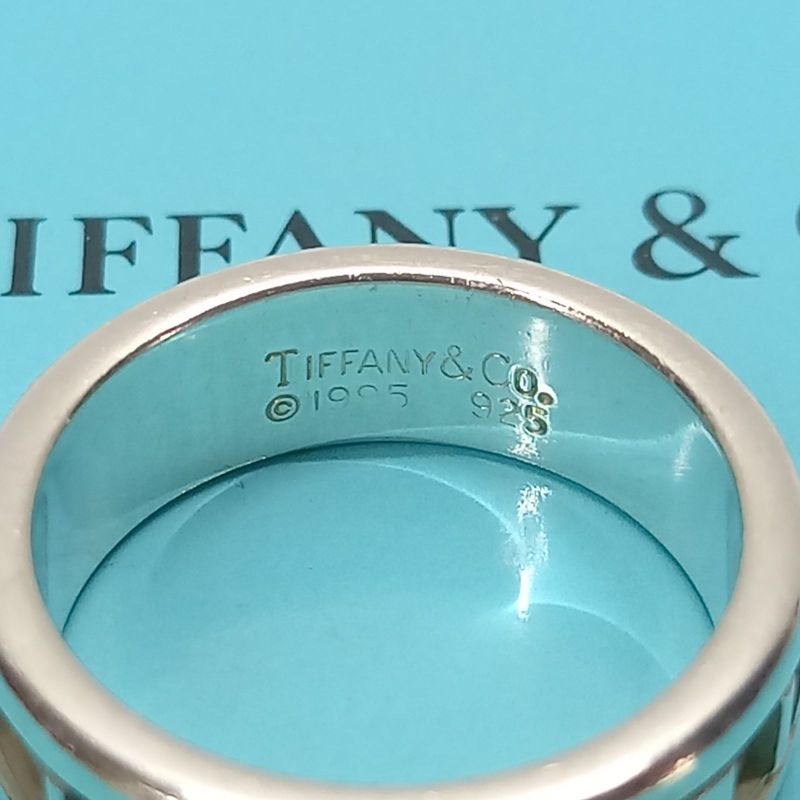 Size 12 6mm (0.24in) Atlas Ring 925 Silver Tiffany &co