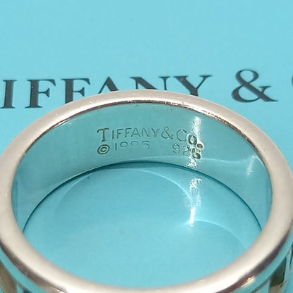 Size 12 6mm (0.24in) Atlas Ring 925 Silver Tiffany &co