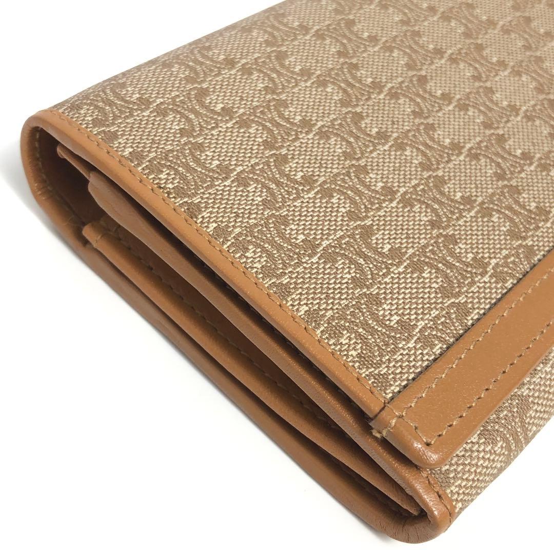 Celine Long Wallet With Clasp Macadam Vintage Triomphe