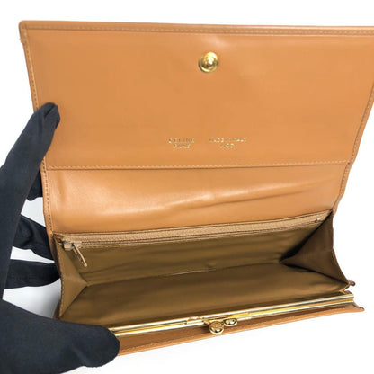 Celine Long Wallet With Clasp Macadam Vintage Triomphe