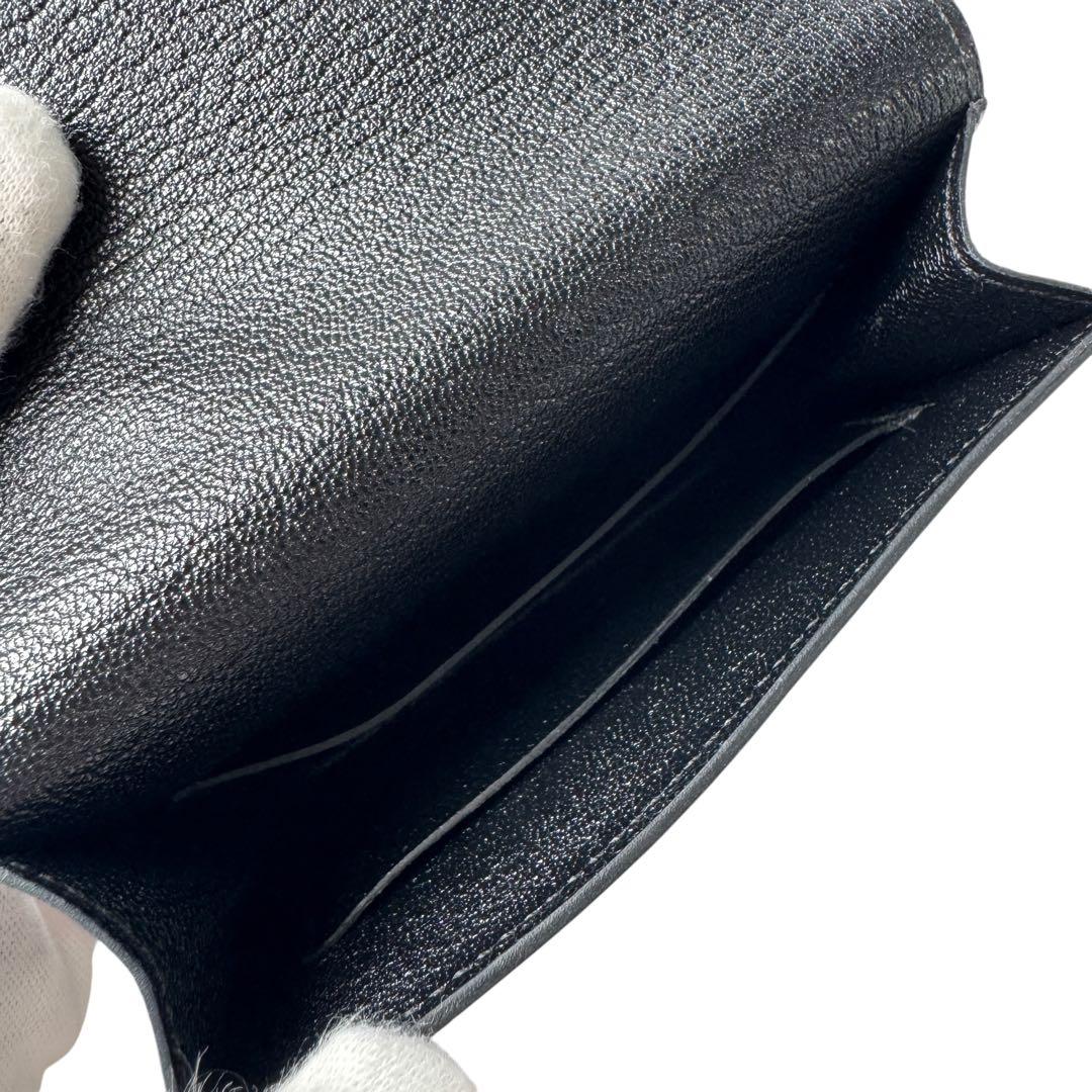 Hermes Roulis Slim Wallet Black Coin Case — view 9