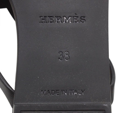 Unused Hermes Egeri Thong Anchor Chain Flat Sandals