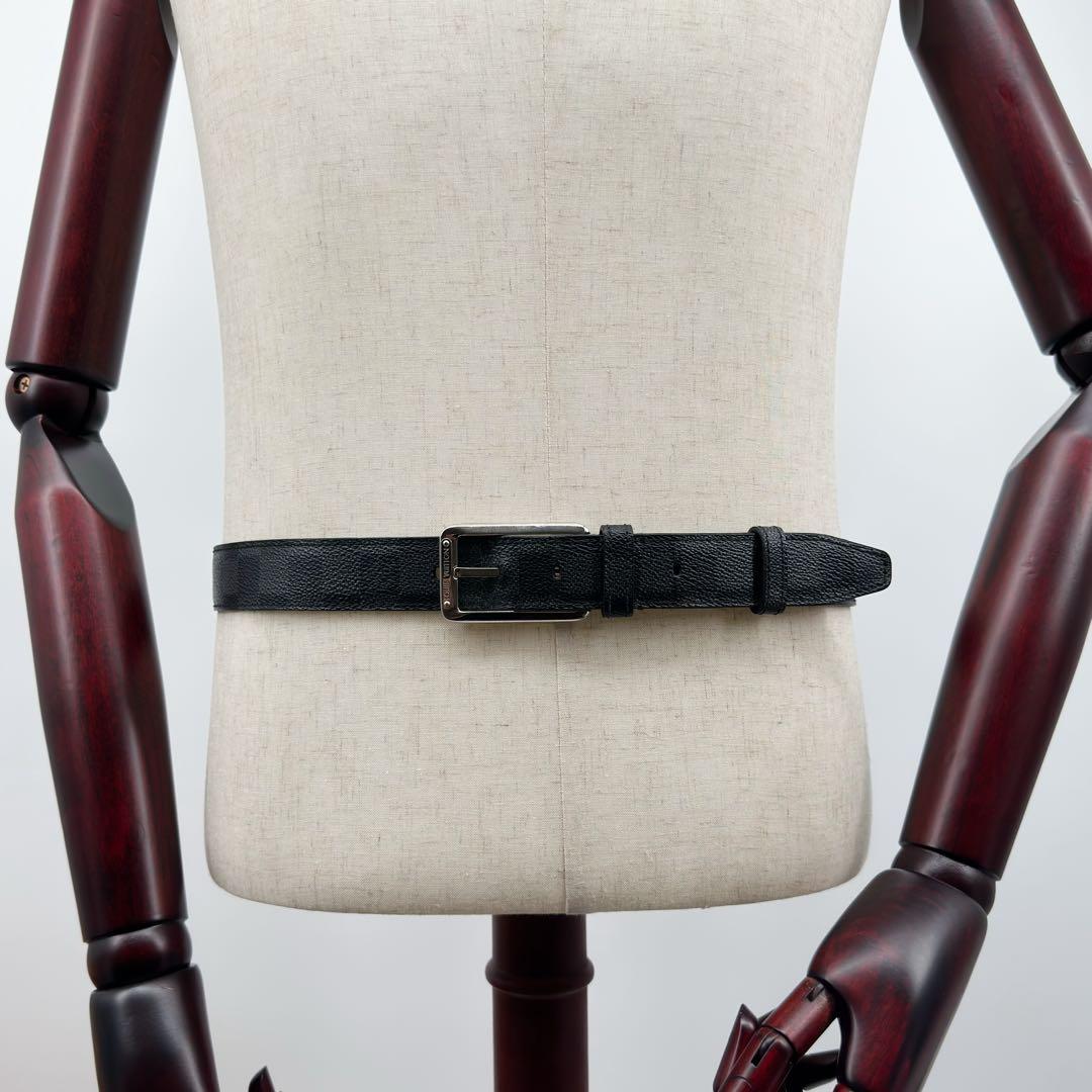 Louis Vuitton Ceinture Fourth Damier Black Ellipse Seattle Belt — view 3