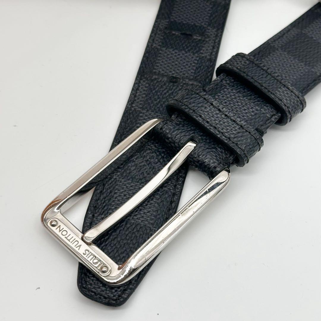 Louis Vuitton Ceinture Fourth Damier Black Ellipse Seattle Belt — view 4