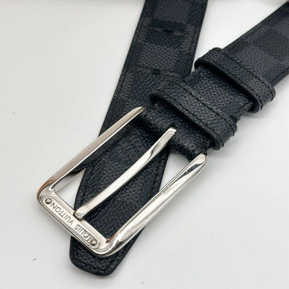 Louis Vuitton Ceinture Fourth Damier Black Ellipse Seattle Belt — view 4