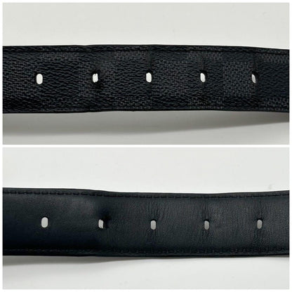 Louis Vuitton Ceinture Fourth Damier Black Ellipse Seattle Belt — view 6