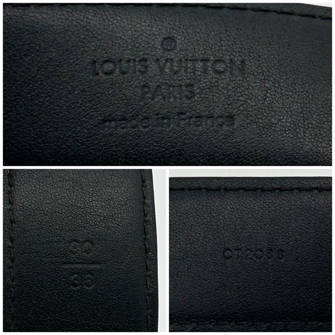 Louis Vuitton Ceinture Fourth Damier Black Ellipse Seattle Belt — view 7