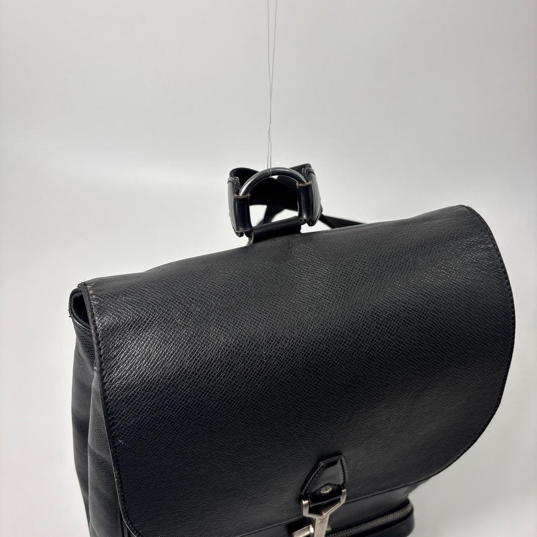 Louis Vuitton Super Taiga Cassiar Black Backpack — view 6