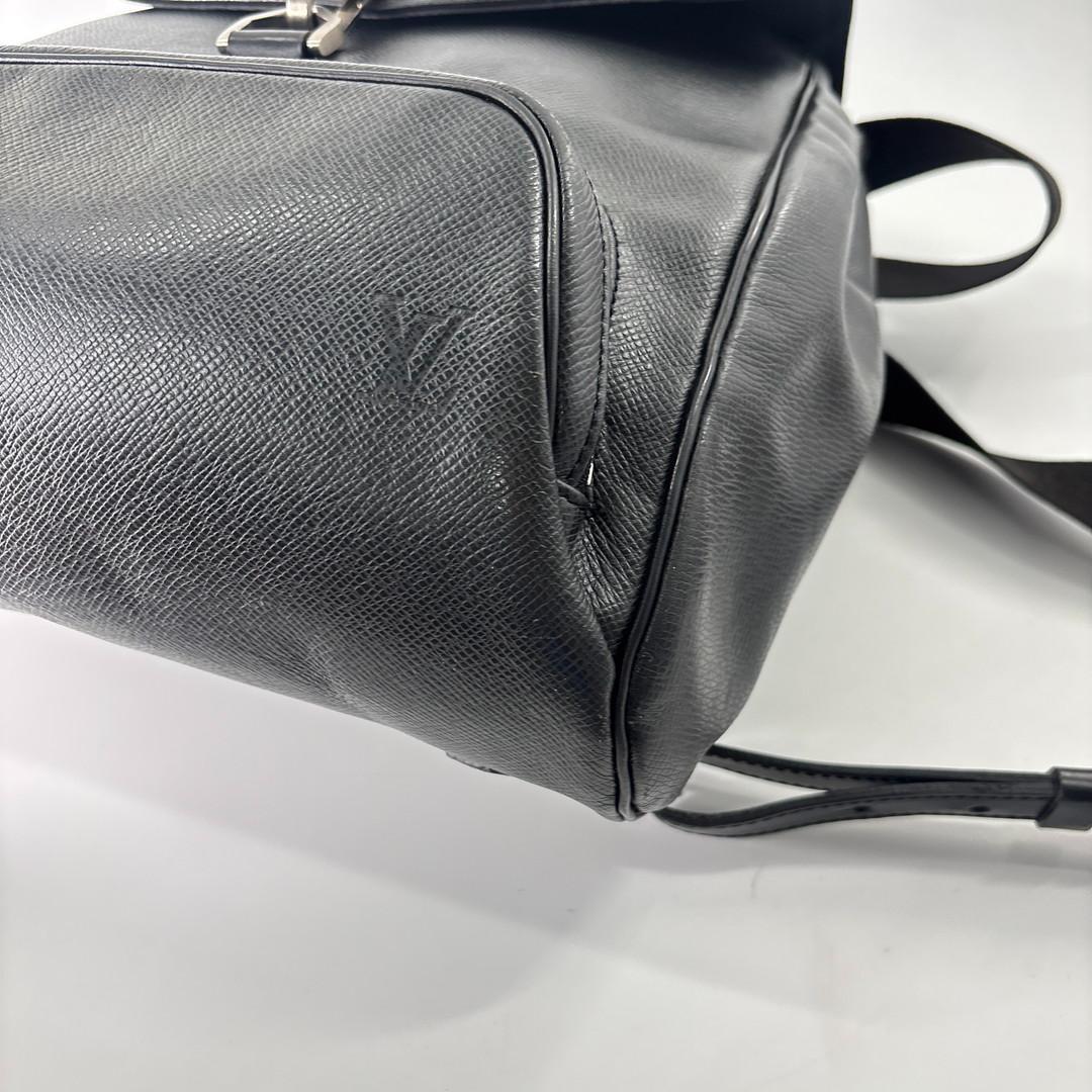 Louis Vuitton Super Taiga Cassiar Black Backpack — view 8