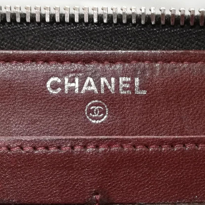 Chanel Zip Around Wallet Silver — view 5