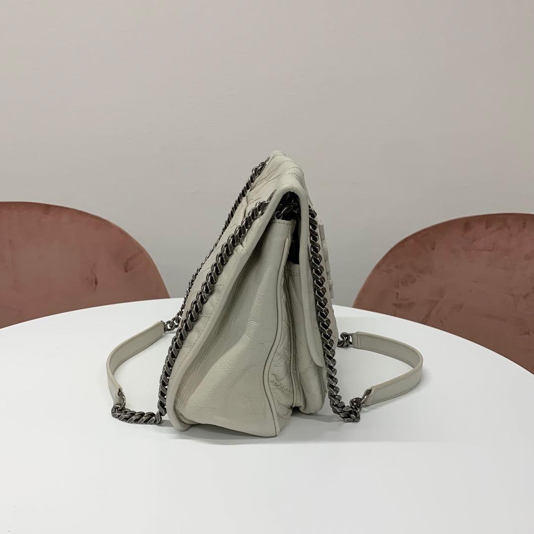 Saint Laurent Niki Vintage Leather YSL Shoulder Bag — view 3