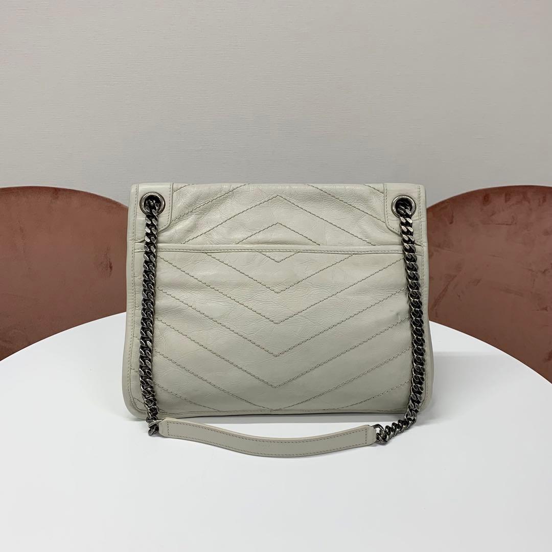 Saint Laurent Niki Vintage Leather YSL Shoulder Bag — view 4