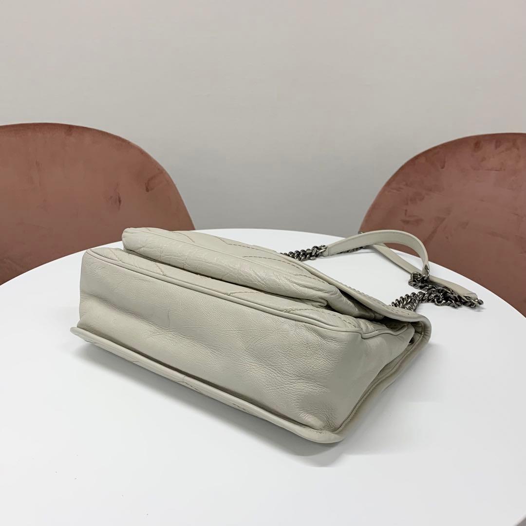 Saint Laurent Niki Vintage Leather YSL Shoulder Bag — view 5