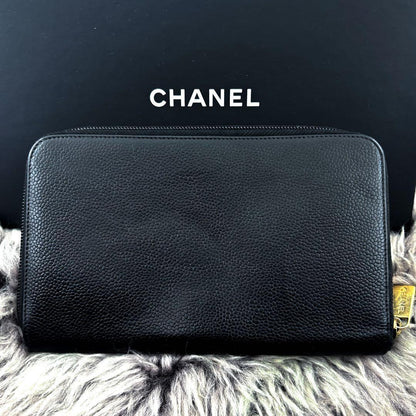 Chanel Wallet Coco Stitch Caviar Organizer — view 2