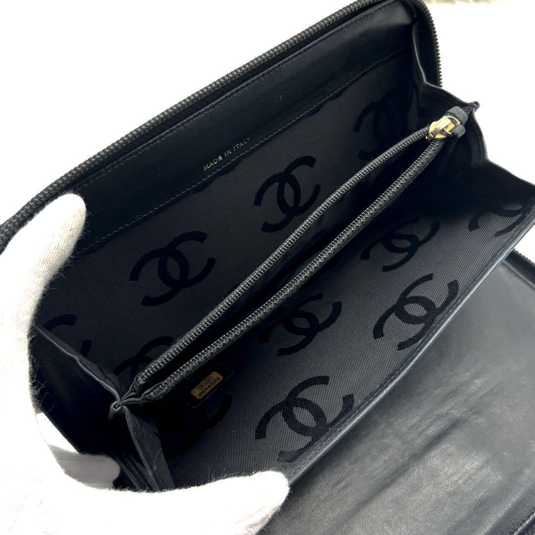 Chanel Wallet Coco Stitch Caviar Organizer — view 8