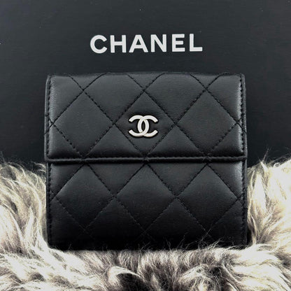 Chanel Wallet Quilted Lambskin Snap Bifold — view 3