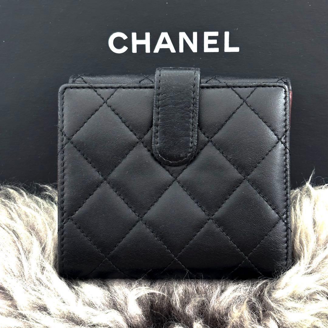 Chanel Wallet Quilted Lambskin Snap Bifold — view 4