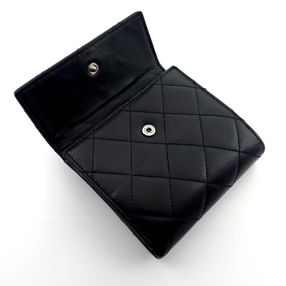 Chanel Wallet Quilted Lambskin Snap Bifold — view 5
