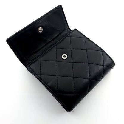 Chanel Wallet Quilted Lambskin Snap Bifold — view 5