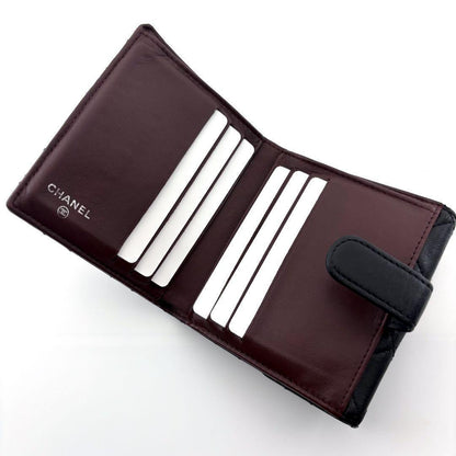 Chanel Wallet Quilted Lambskin Snap Bifold — view 6