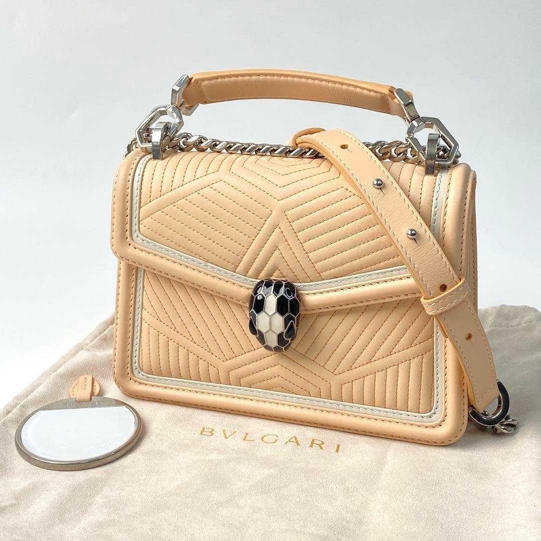 Bulgari Bvlgari Serpenti Chain Shoulder Bag 2way