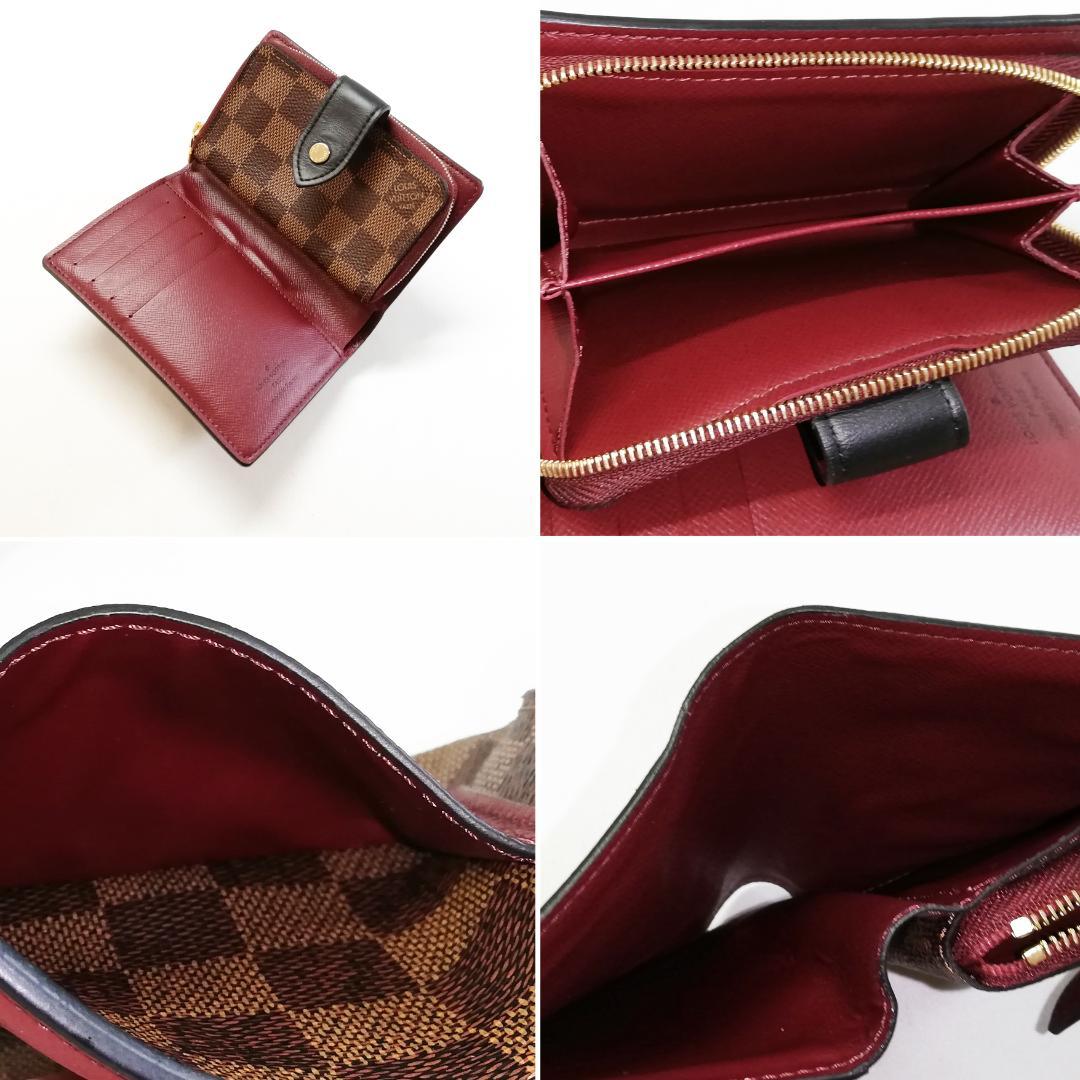 Louis Vuitton Portefeuille Juliette Bordeaux Fold Wallet — view 4