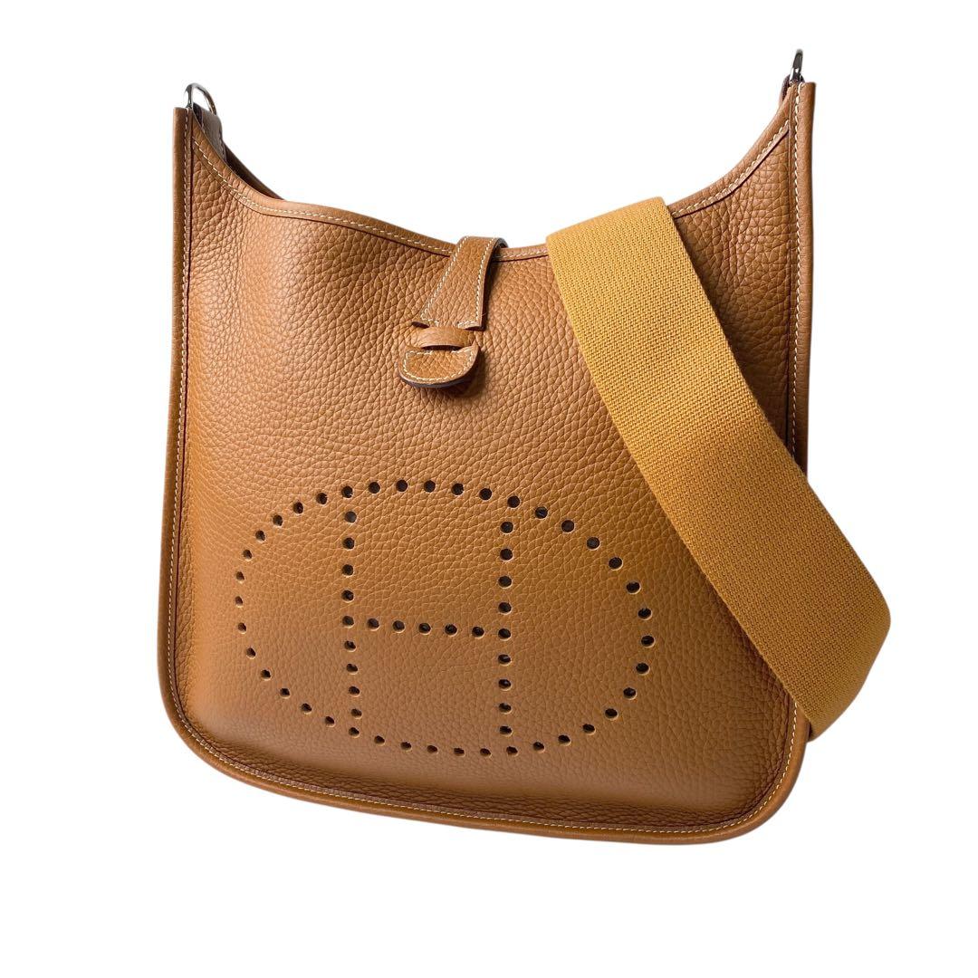 Hermes Evelyn 2 PM Taurillon □I Engraved Shoulder Bag