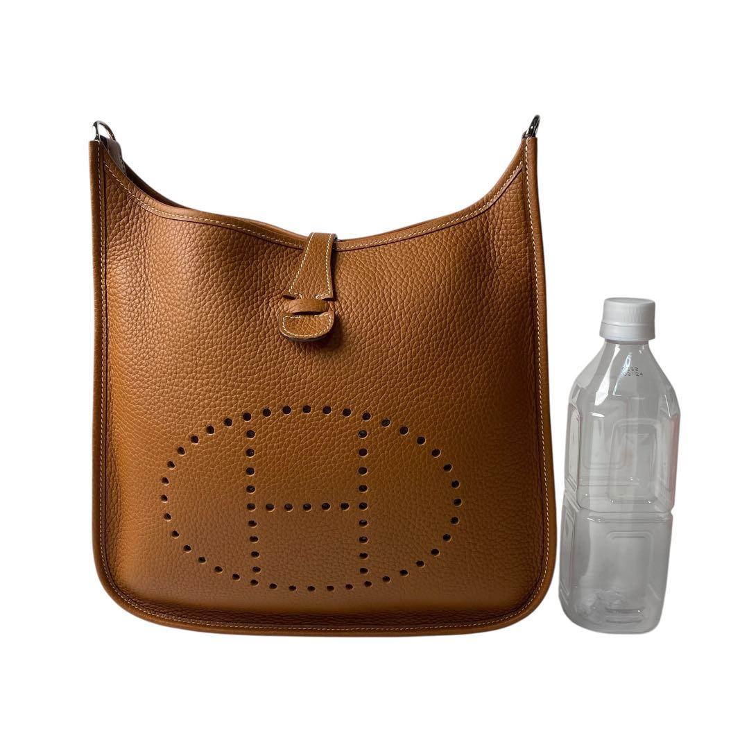 Hermes Evelyn 2 PM Taurillon □I Engraved Shoulder Bag