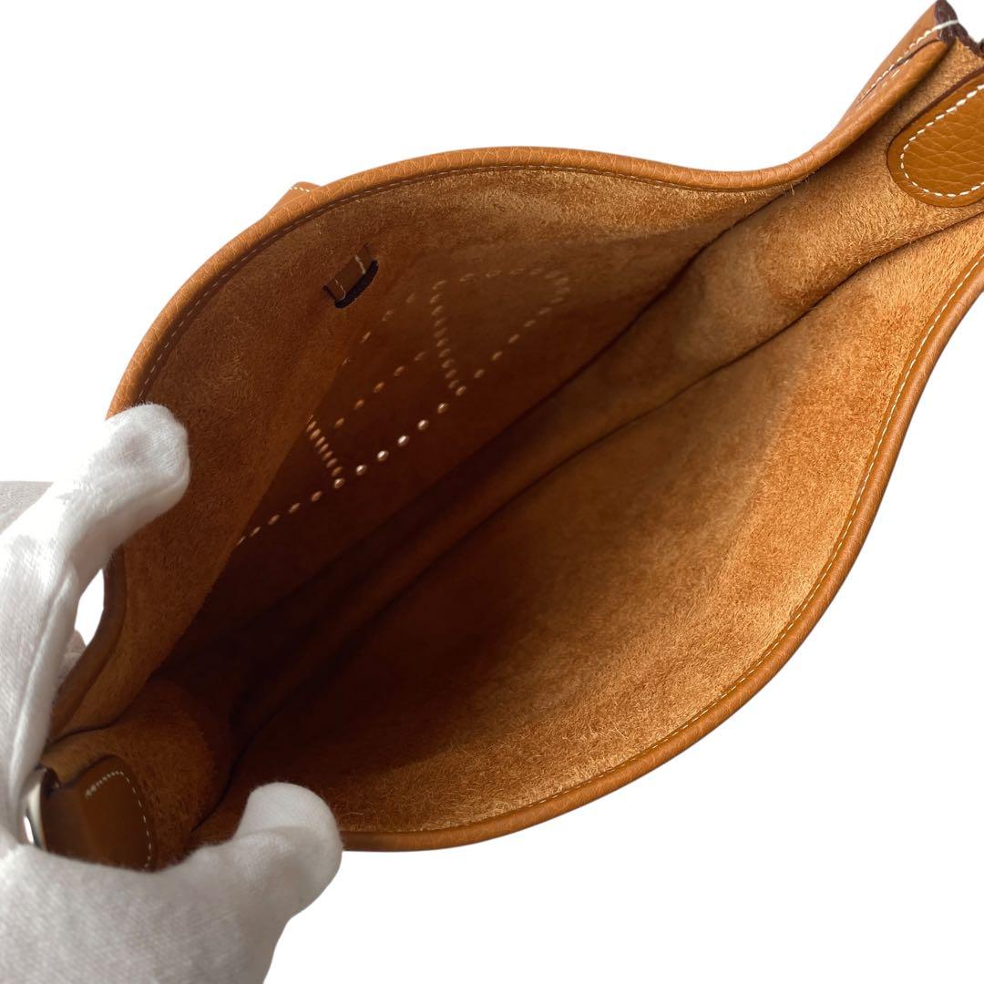Hermes Evelyn 2 PM Taurillon □I Engraved Shoulder Bag