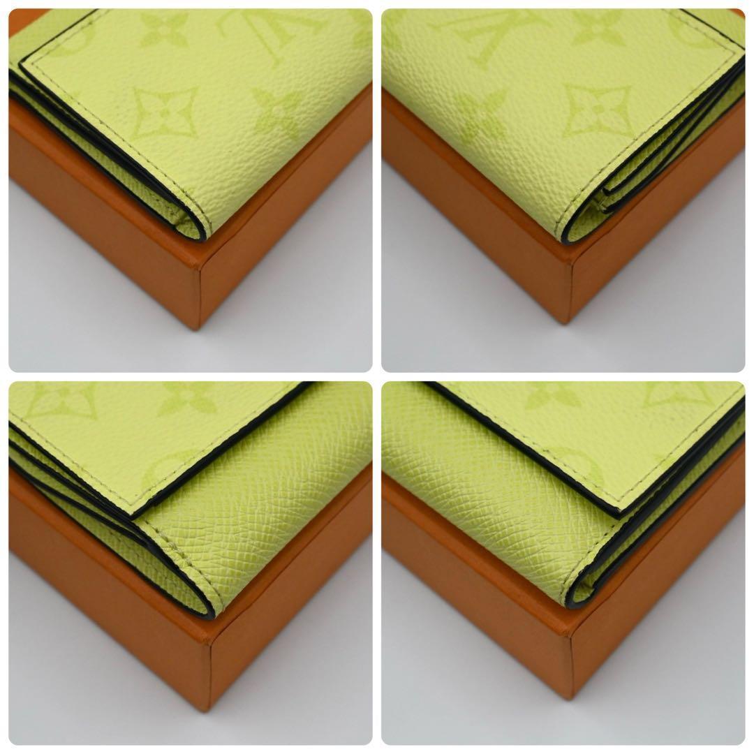 Louis Vuitton Taigarama Victor Wallet Trifold Yellow Monogram — view 7
