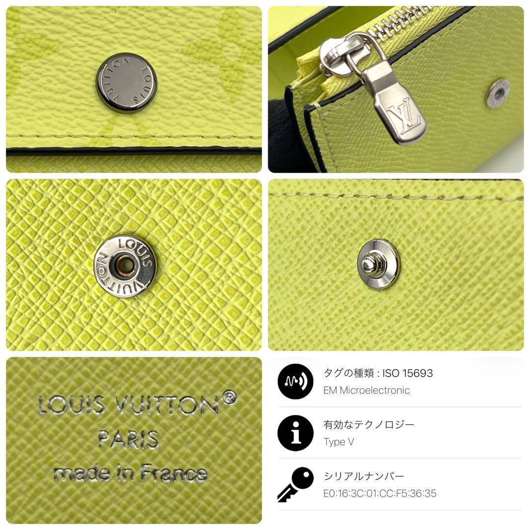 Louis Vuitton Taigarama Victor Wallet Trifold Yellow Monogram — view 9