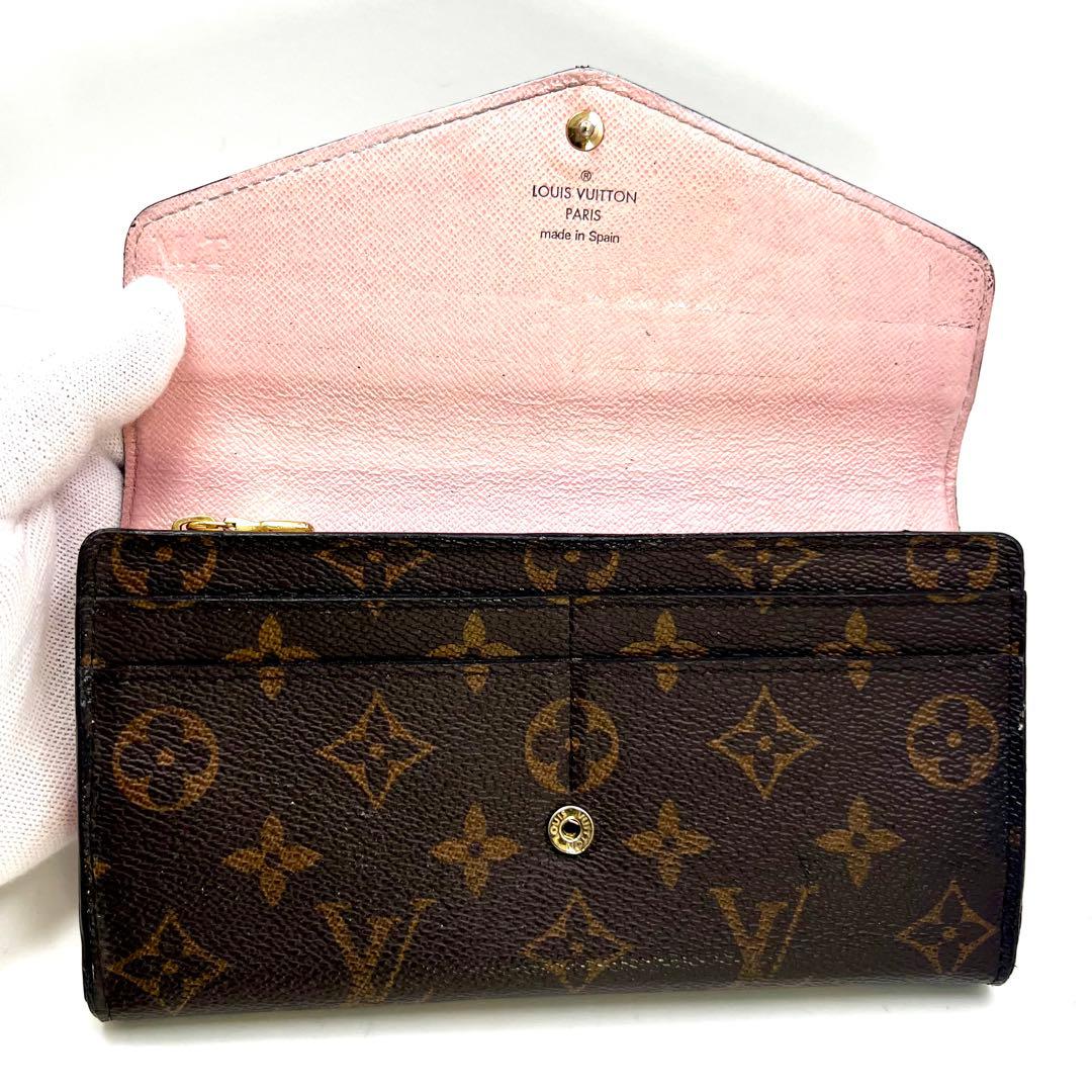 Louis Vuitton Monogram Portefeuille Sarah Rose Ballerine Wallet — view 2