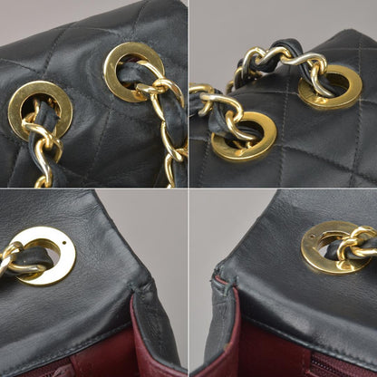 Chanel Chanel Deca Quilted 34 Chain Shoulder Bag Black